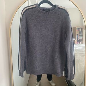 Bloomingdale’s Mens Gray Wool Sweater
